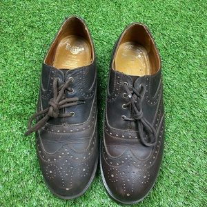 Worn Dr martens 8123 wing tip shoes size 9.5 men’s no box
